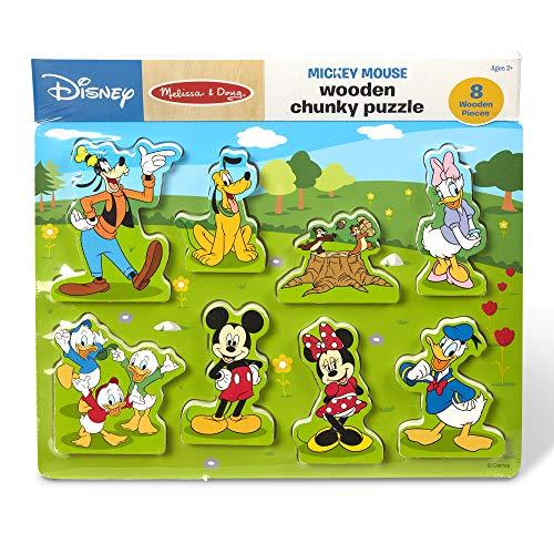 Melissa & Doug Disney Mickey Mouse Clubhouse Wooden Chunky Puzzle