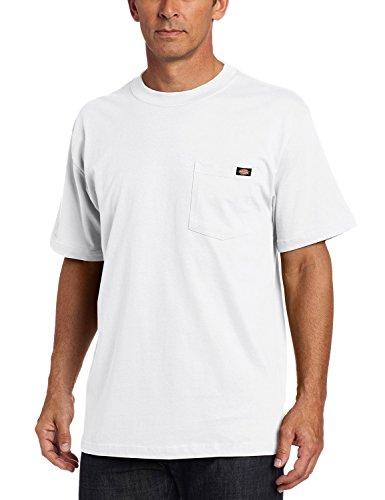Dickies mens Short-sleeve Pocket T-shirt fashion t shirts, White